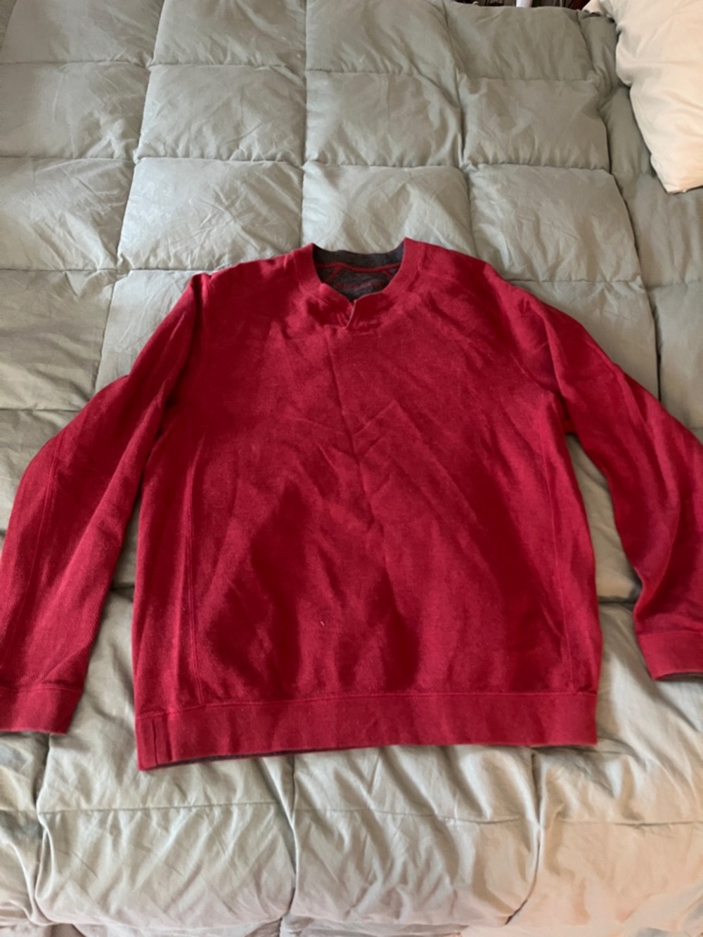 Tommy Bahama Derp Red Crewneck Sweater - Classic Casual Knit